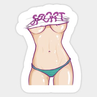 woman sport body Sticker